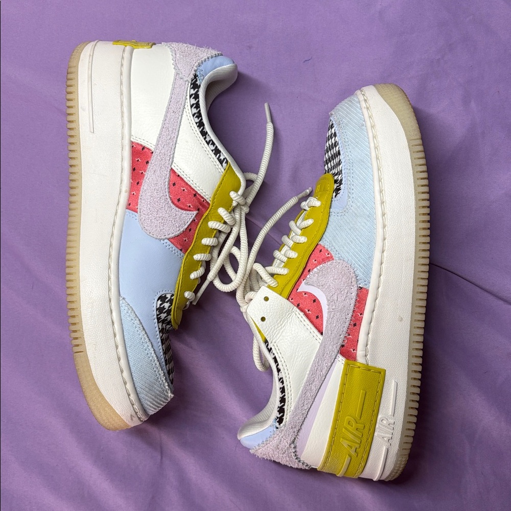 Nike AF1 Shadow Sail/Doll-Hydrogen Blue - Picture 5 of 7